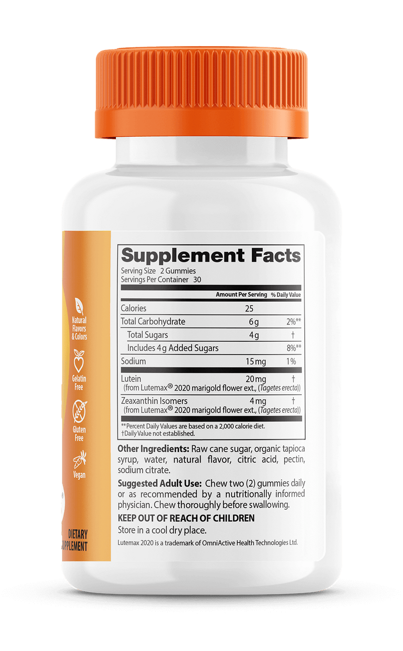 Lutein & Zeaxanthin (Doctors Best) Side-1