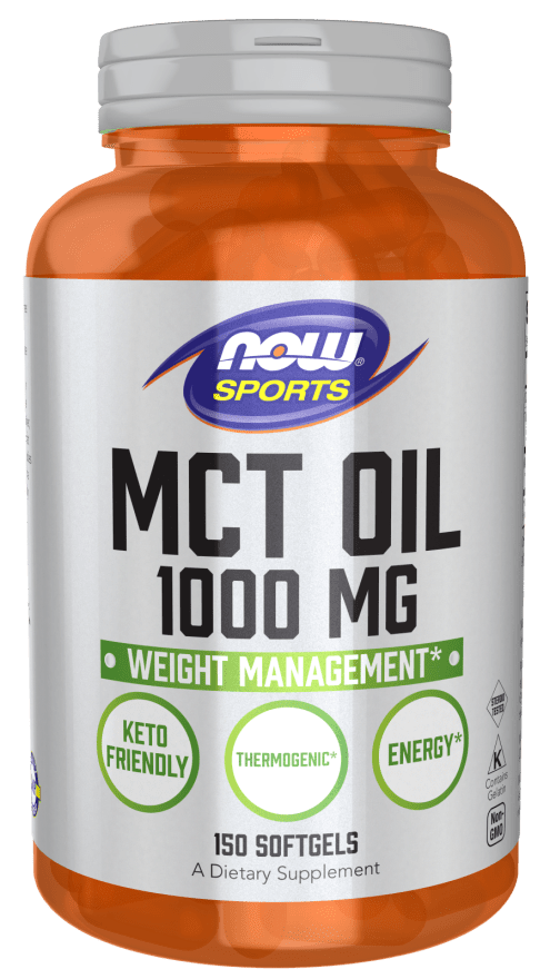 MCT Oil 1000 mg (NOW) Front