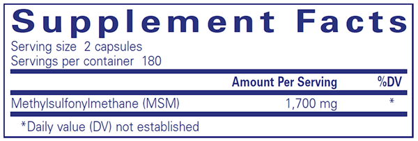 MSM Capsules 360 Count