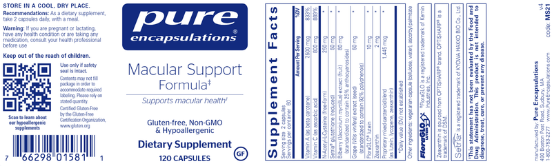 Macular Support Formula* 120 Count