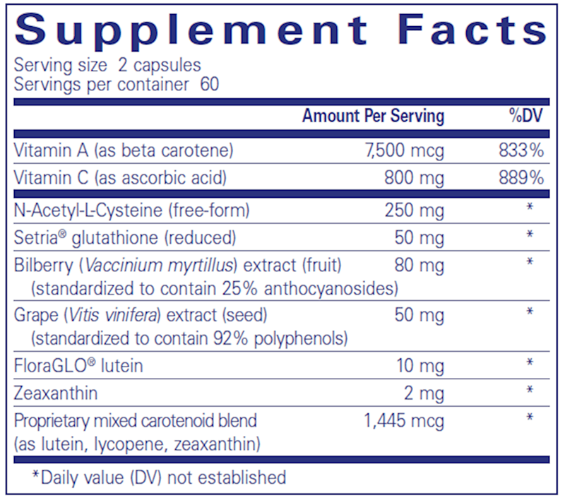 Macular Support Formula* 120 Count