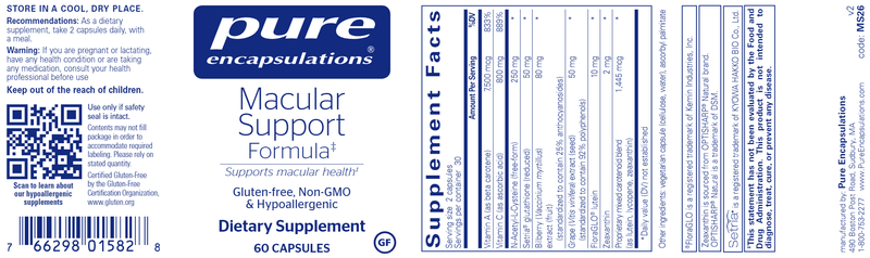 Macular Support Formula* 60 Count