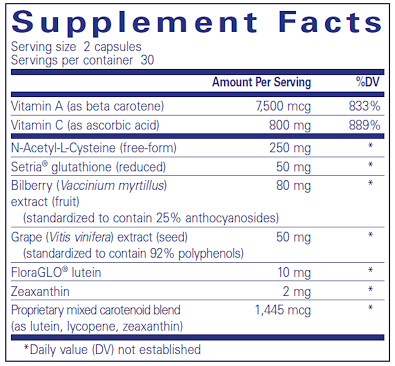 Macular Support Formula* 60 Count