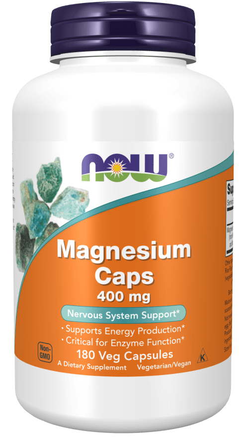 Magnesium 400 mg (NOW) Front