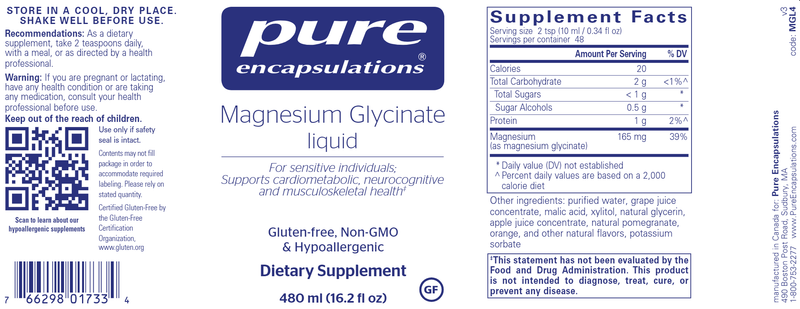 Magnesium Glycinate Liquid