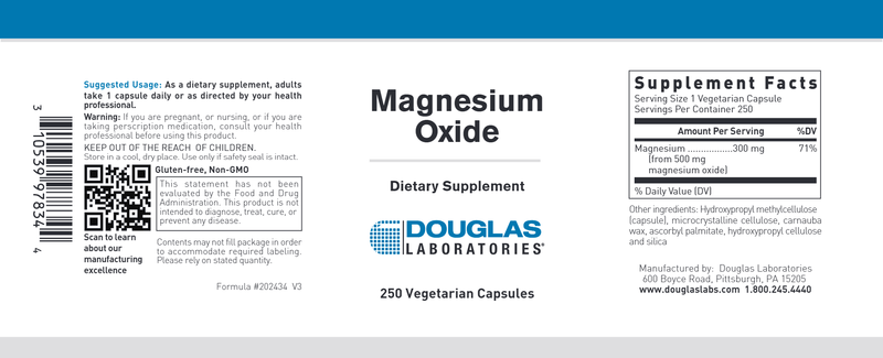 Magnesium Oxide 500 Mg