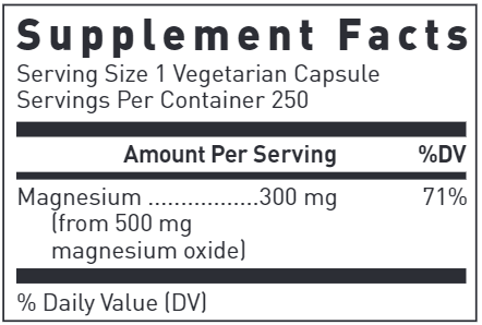 Magnesium Oxide 500 Mg