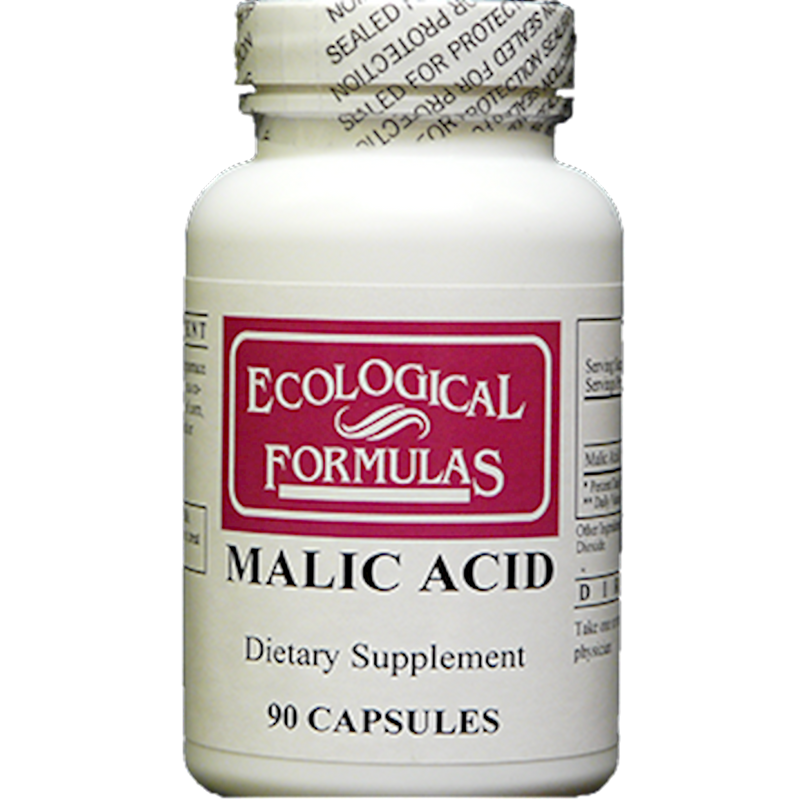 Malic Acid 600 mg (Ecological Formulas) Front