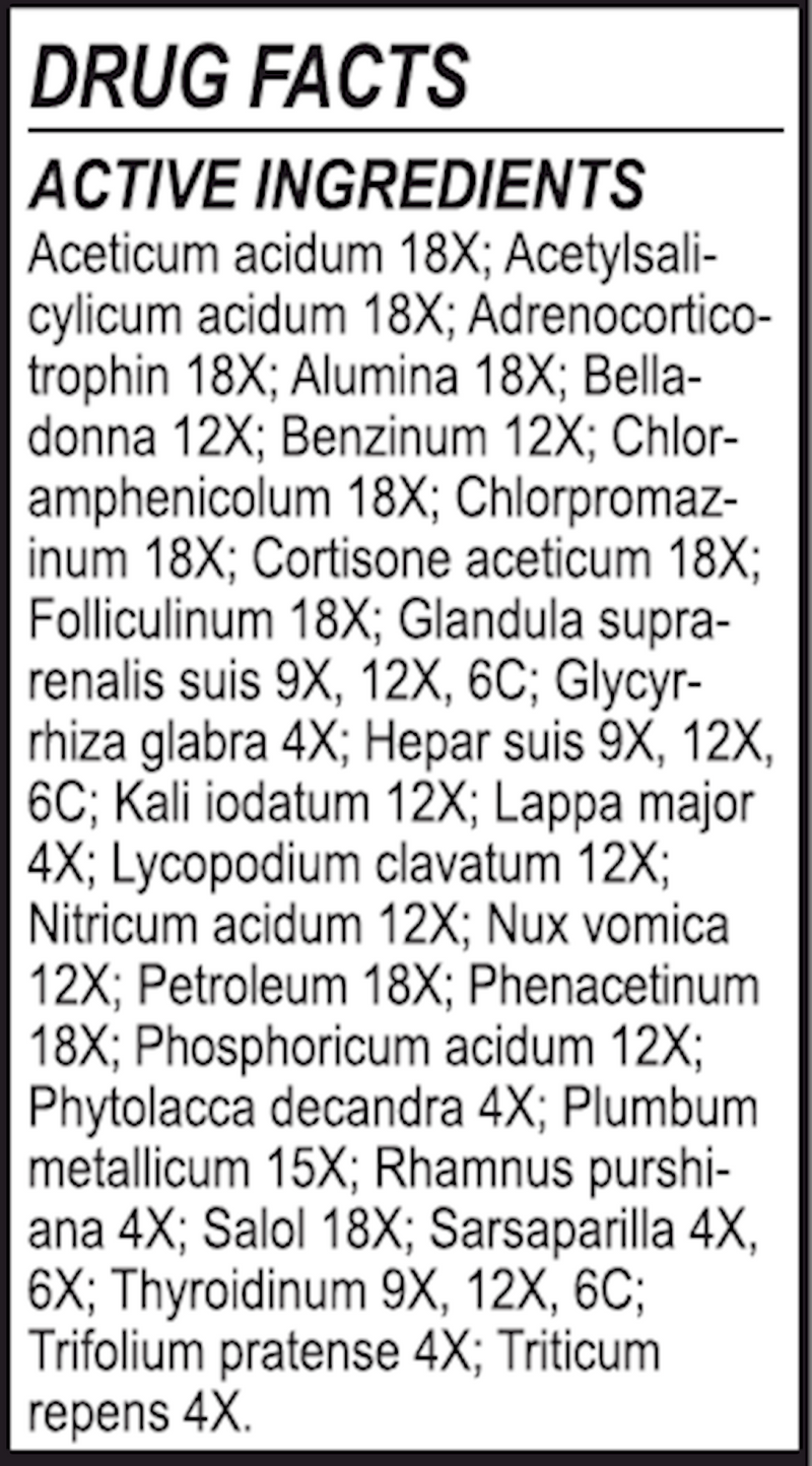 Medi-Chord (Energetix) Drug Facts