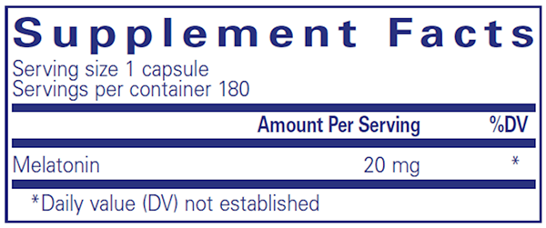Melatonin 20 Mg. 180's