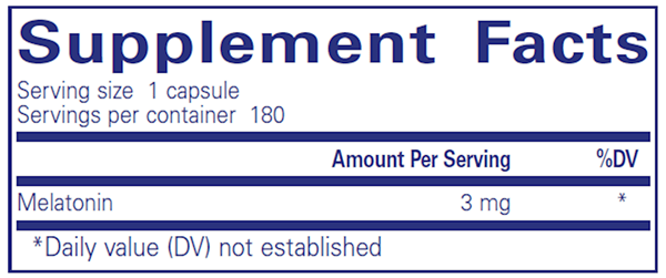 Melatonin 3 Mg. 180 Count