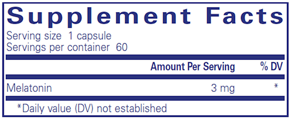 Melatonin 3 Mg. 60ct