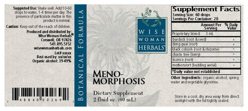 Meno Morphosis 2oz Wise Woman Herbals products