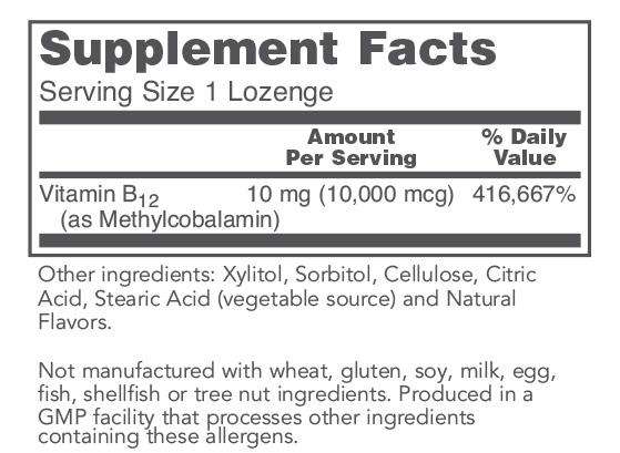 Methyl B12 10,000 mcg