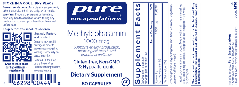 Methylcobalamin 60ct