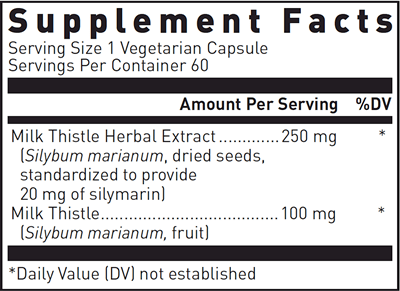 BACKORDER ONLY - Milk Thistle Max-V