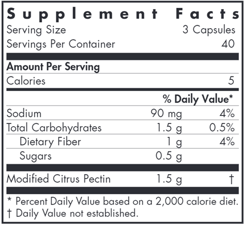 Modified Citrus Pectin