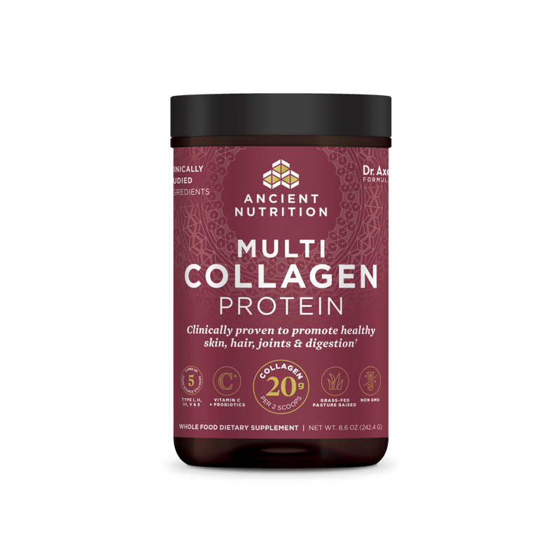 Multi Collagen Protein Powder 24 servings (Ancient Nutrition) Front