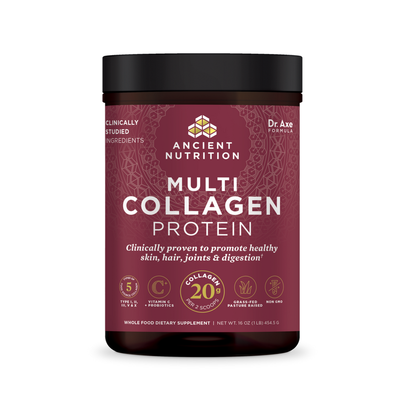 Multi Collagen Protein Powder 45 servings (Ancient Nutrition) Front