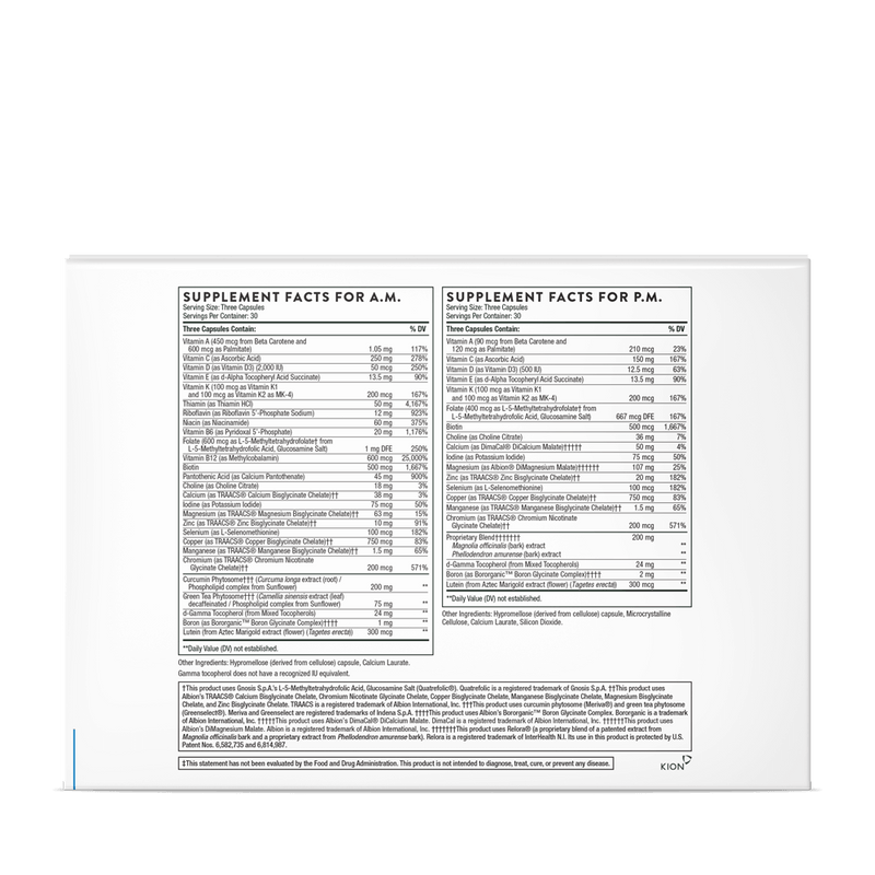 Multi-Vitamin Elite A.M & P.M. Thorne Research