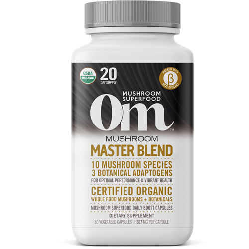 Mushroom Master Blend Capsules (Om Mushrooms) 80 capsules