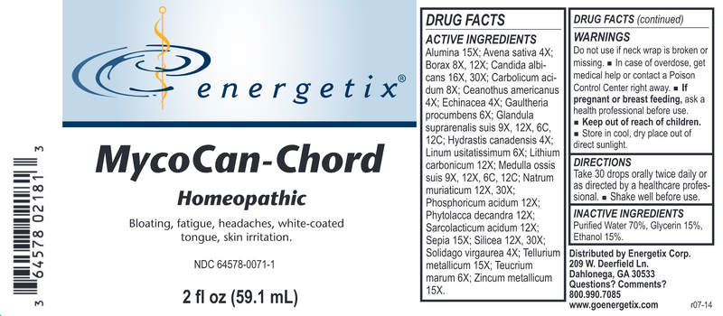 MycoCan-Chord (Energetix) Label