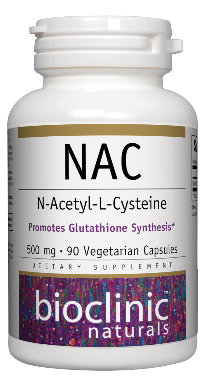 NAC 500mg (Bioclinic Naturals) Front