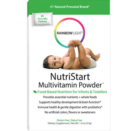 NutriStart Multivitamin Powder (Rainbow Light Nutrition) Front