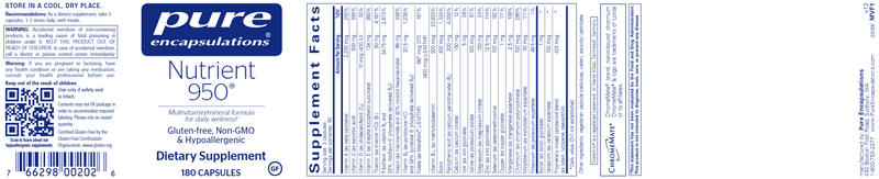 Nutrient 950 180's