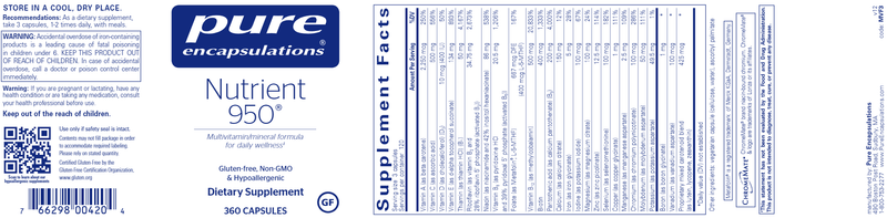 Nutrient 950 360's