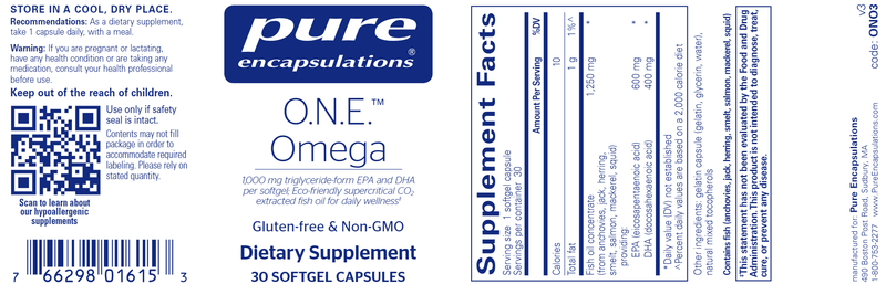 O.N.E. Omega 30 Count