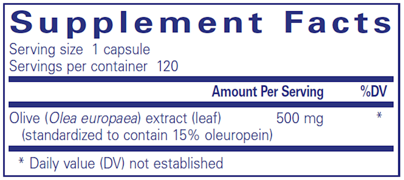 Olive Leaf Extract 120 Count