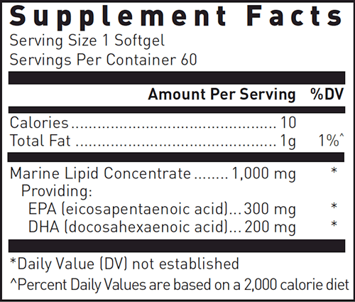 Opti-EPA™ 500 60 Count (Cholesterol Free)