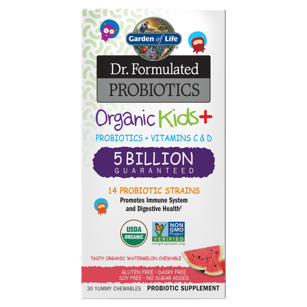 Organic Kids Probiotics Cooler Watermelon (Garden of Life) Front