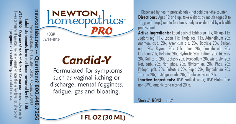 PRO Candidiasis-Yeast (Newton Pro) Label