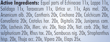 PRO Edema (Newton Pro) Ingredients