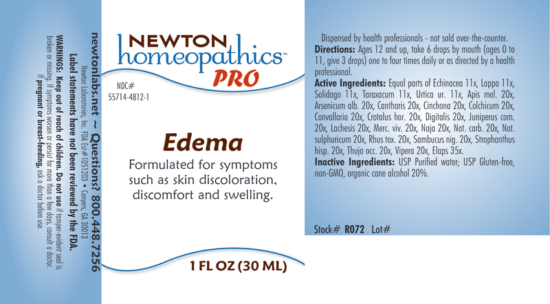 PRO Edema (Newton Pro) Label