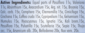 PRO Insomnia (Newton Pro) Ingredients