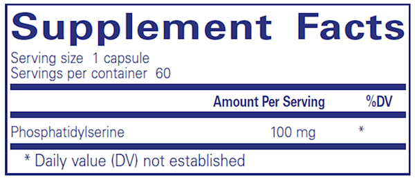 PS 100 (phosphatidylserine) 60 Count