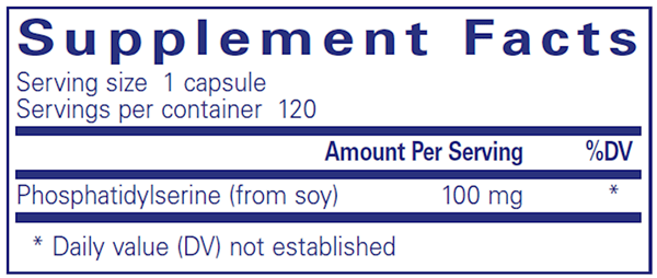 PS 100 (phosphatidylserine) 120 Count