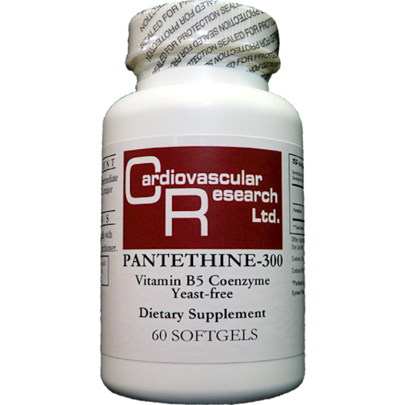 Pantethine 300 mg (Ecological Formulas) Front