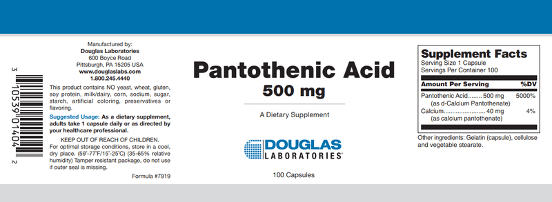 Pantothenic Acid