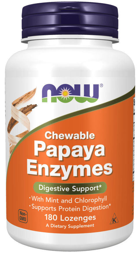 Papaya Enzymes (NOW) Front