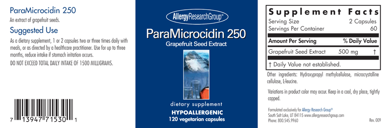 ParaMicrocidin 250 Mg