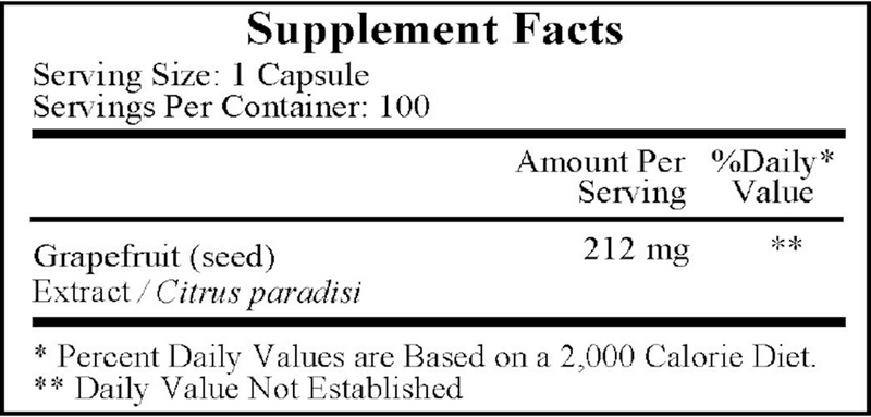 Paracan MYC 200 mg (Ecological Formulas) Supplement Facts