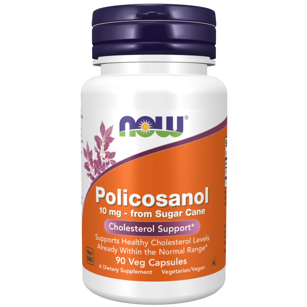 Policosanol 10 mg (NOW) Front