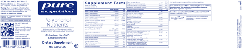 Polyphenol Nutrients 180's