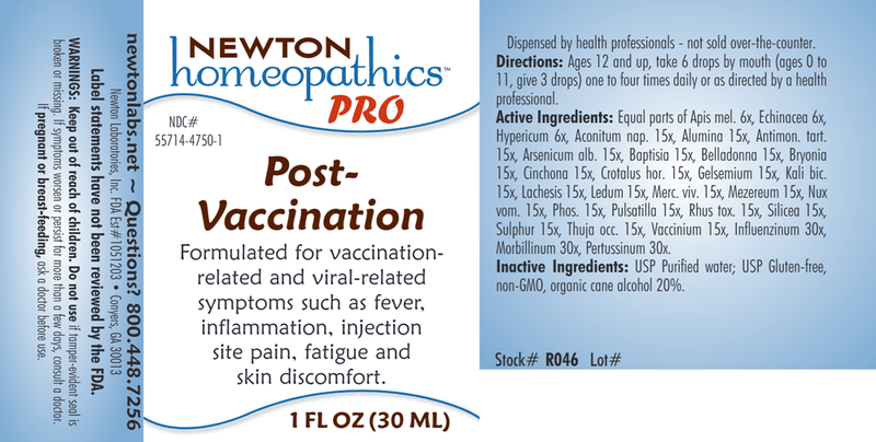 Post - Vaccination (Newton Pro) Label