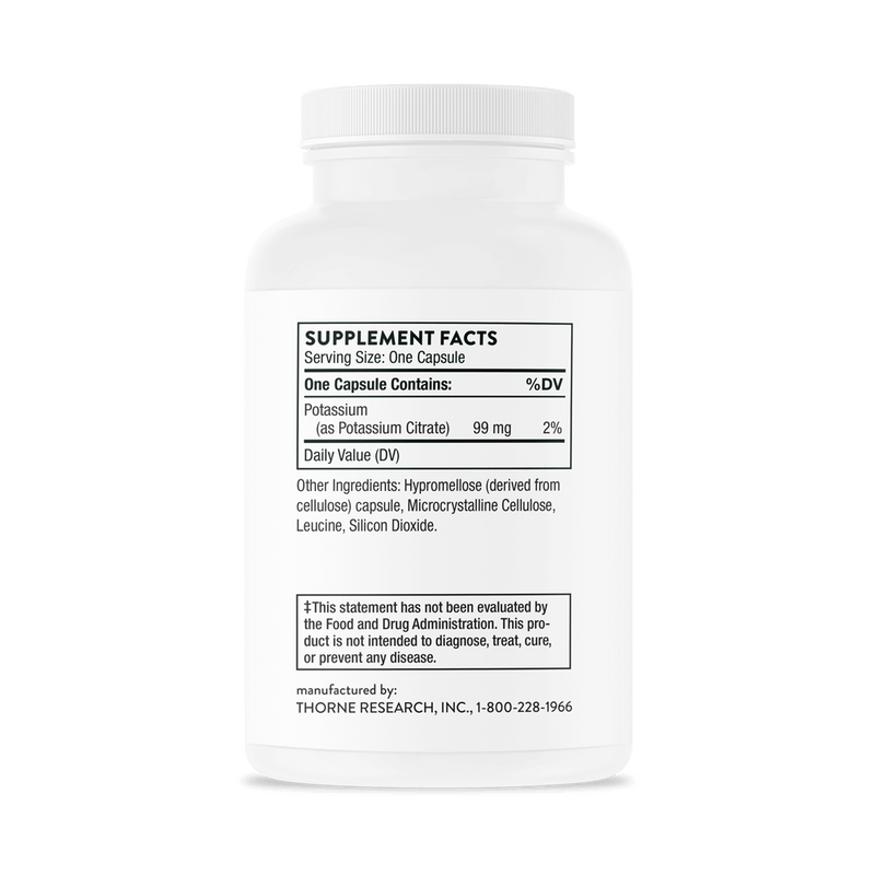 Potassium Citrate Thorne Research