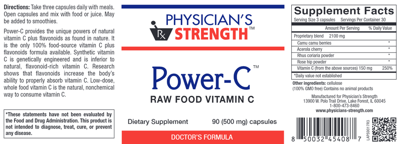 Power - C | Power C Physicians Strength Label